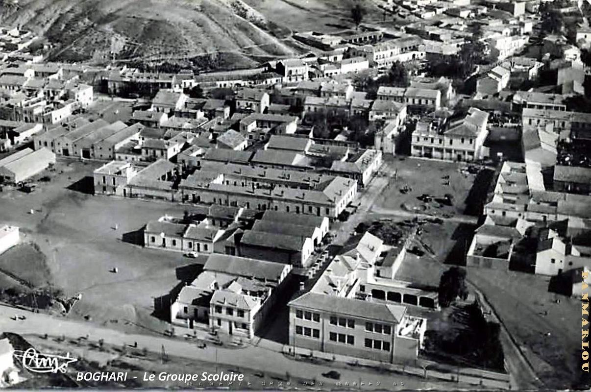 Boghari - Vue aerienne du Groupe Scolaire.jpg